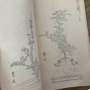 戦前 華心粧 生花の巻 専正池坊 生花 華道 非売品 昭和5年/YGの画像3