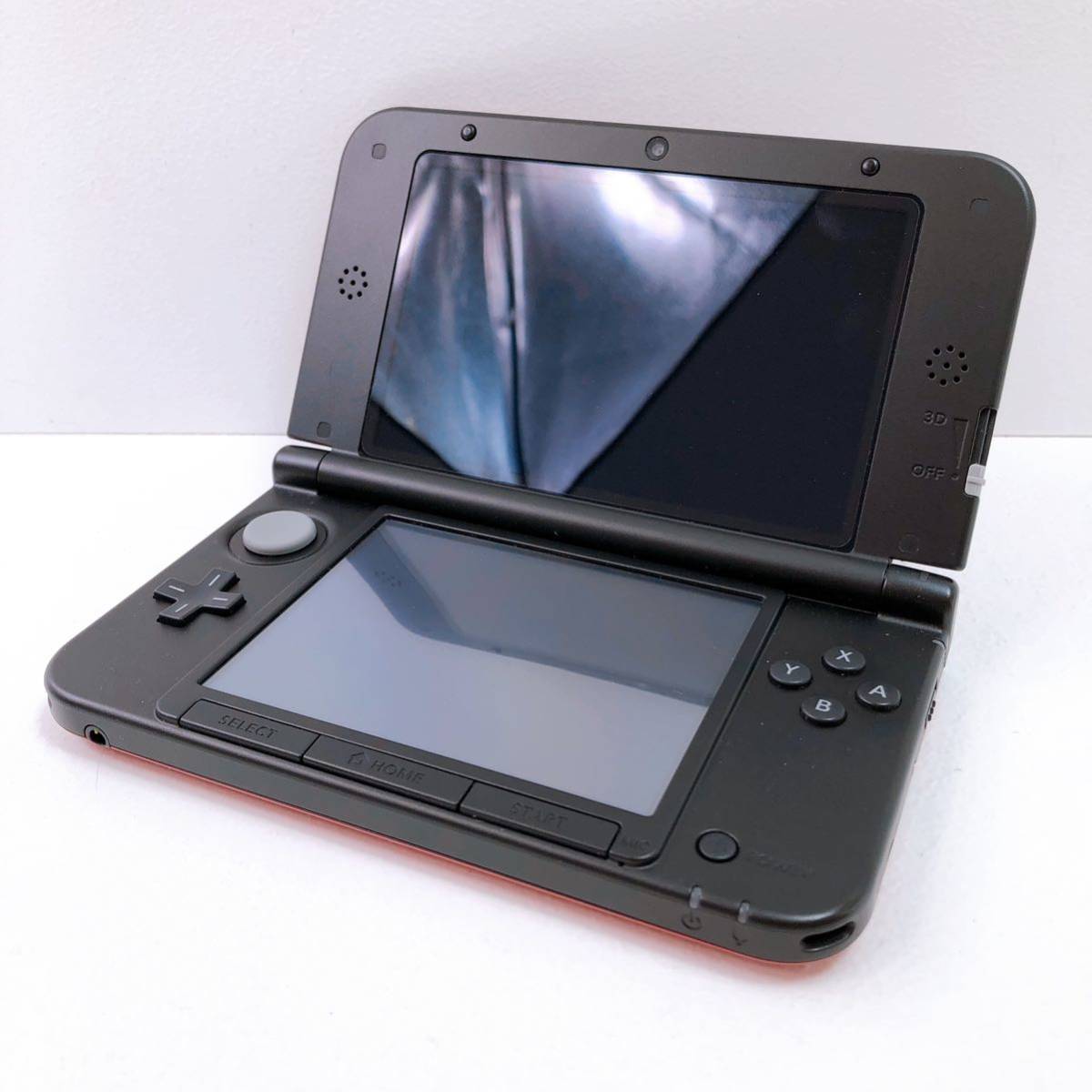 67【中古】Nintendo 3DS LL 本体 SPR-001 レッド×ブラック