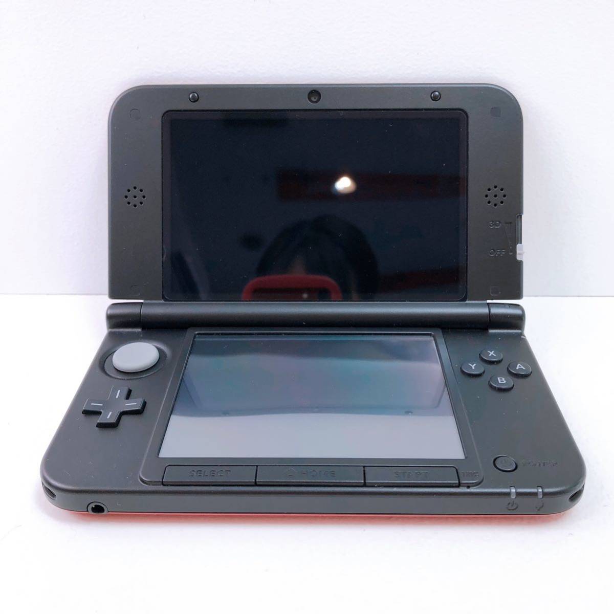 67【中古】Nintendo 3DS LL 本体 SPR-001 レッド×ブラック