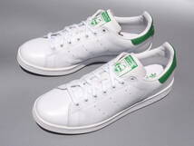 美品!! 28.5㎝ 限定 16年 adidas Originals スタンスミス 白ｘ緑 天然皮革 レザー_画像2