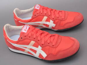  dead!! 25cm не использовался ограничение!!onitsuka Tiger SERRANO погреб no розовый x белый Onitsuka Tiger