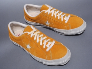 ■ 美品!! US 7 1/2 / 26cm 希少カラー!! 日本製 限定 converse ワンスター J GOLD ゴールド ONESTAR J MADE IN JAPAN