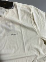 3482】新品3.2万【BOGLIOLI / ボリオリ　L　ブランドロゴプリント　ショートスリーブ　クルーネックＴシャツ】オフホワイト_画像3