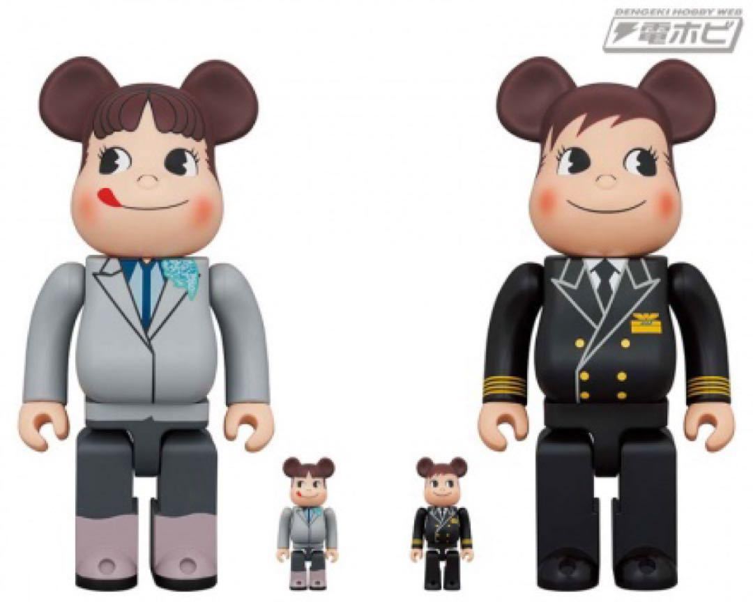 1円スタット 豪華プレゼント付き ベアブリック BE@RBRICK+ペコちゃん+