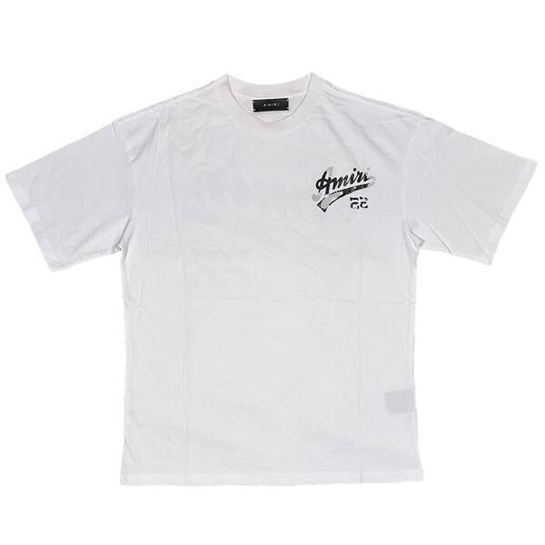 [並行輸入品] AMIRI アミリ 22 JERSEY Tシャツ (ホワイト) (L)