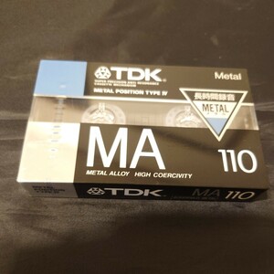 TDK MA110 type Ⅳ Metal position 【1988年4代目モデル】★超ロング再生110分テープ『メタルテープ史上No.1超ロングセラーシリーズ！！』