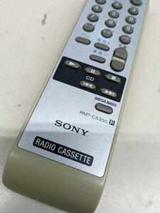 【FB-54-96】SONY ソニー RMT-CS350 CFD-E100TV用リモコン ラジカセ 動確済