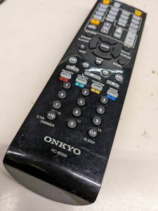 【FB-2-67】ONKYO リモコン RC-866M AVアンプ TX-NR626(B) 用 サラウンドシステム 7.1ch対応AVレシーバー 等　動確済