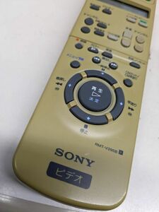 【FB-2-50】SONY　ソニー　純正　ビデオデッキ　SLV-R150用リモコン　RMT-V295B　動確済