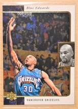 BLUE EDWARDS (ブルー・エドワーズ) 1990 NBA HOOPS ROOKIE トレーディングカード 139 【NBA,VANCOUVER GRIZZLIES,グリズリーズ】_画像1