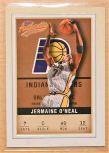 JERMAINE O'NEAL (ジャーメイン・オニール) 2001 FLEER トレーディングカード 49【NBA,INDIANA PACERS,インディアナペイサーズ】
