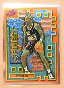 CLYDE DREXLER (クライド・ドレクスラー) 1996 TOPPS FINEST トレーディングカード M27 【NBA,ヒューストンロケッツ,HOUSTON ROCKETS】