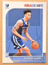 BRANDON CLARKE (ブランドン・クラーク) 2019-20 ROOKIE ルーキートレーディングカード 【NBA,メンフィスグリズリーズ,MEMPHIS GRIZZLIES】_画像1