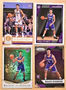 MALACHI RICHARDSON (マラチ・リチャードソン) 2016-17 ROOKIE ルーキー トレーディングカード 4枚セット 【NBA,キングス,KINGS】