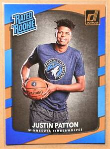 JUSTIN PATTON (ジャスティン・パットン) 2017-18 RATED ROOKIE トレーディングカード 【NBA,ミネソタティンバーウルブズ,TIMBERWOLVES】