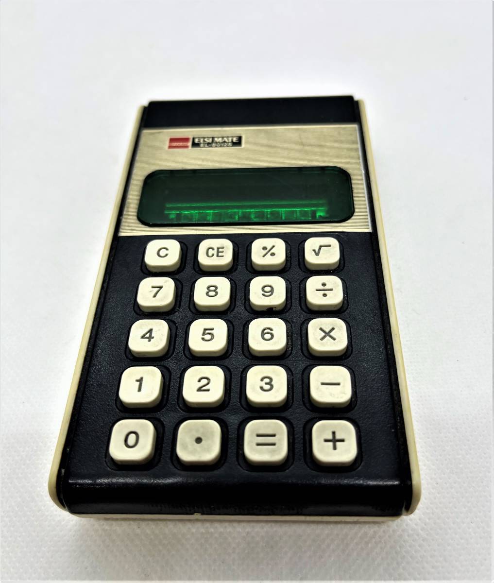 □シャープ SHARP 昭和時代の卓上電卓 ELSI 804 送料:定形外1040円