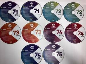 ZUMBA公式 インストラクター専用 ZIN71～75 DVD&CD合計10枚セット ZIN71 ZIN72 ZIN73 ZIN74 ZIN75