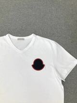 超美品 モンクレール Vネック Tシャツ サイズL_画像2