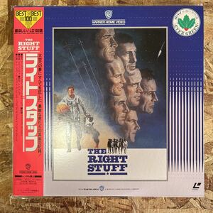 b565 LD レーザーディスク THE RIGHT STUFF ライトスタッフ 2枚組 帯付