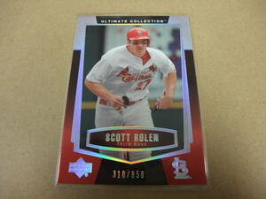 2003 37 SCOTT ROLEN スコット・ローレン 310/850 ULTIMATE COLLECTION アッパーデック UPPERDECK UD