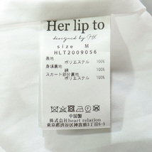 美品 ハーリップトゥー Her lip to ノースリーブ プリーツ フローラル ミディ ドレス ワンピース 袖なし ホワイト 花柄 マキシ丈 フレア M_画像8