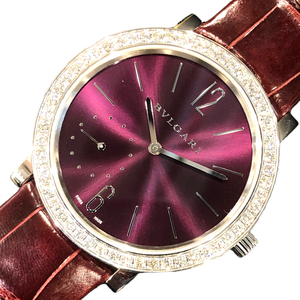 ブルガリ BVLGARI ブルガリブルガリ 102631(BBLW41C7GDLXT) ワインレッド 腕時計 メンズ 中古