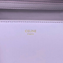 セリーヌ CELINE チェーンウォレット トリオンフ 10L033 ライトラベンダー ショルダーバッグ レディース 中古_画像6