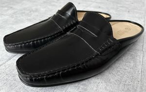 新品 定価21780円 ビアンカ モカシン ローファースリッパ かかと無し　　BIANCA MOCCASIN MENS スリッパローファー レザーシューズ 柳7648