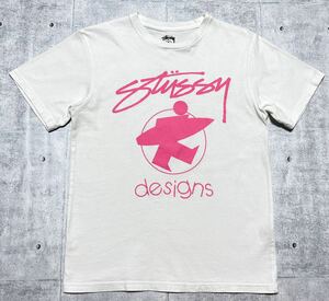 ステューシー サーフマン ビッグロゴ デカロゴ Tシャツ ストリート スケート　　スケーター サーフ STUSSY 半袖 ショートスリーブ 柳7935