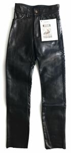 Новые кожаные брюки США Banson C22 Редкий размер 26 -дюймовый кожаный хлеб Vanson сделан в США с твердыми толстыми кожаными дамами Yanagi 5020