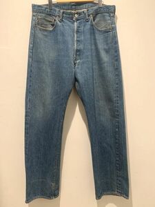 70s USA製 Levi's 501 66前期 single ボタン裏6 赤耳 セルビッチデニム size 38×33 vintage