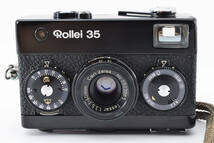 【希少なブラック】 ROLLEI ローライ３５ テッサー40mm/ｆ3.5　フィルムカメラ　キャップ付　同梱可能 #7809_画像2