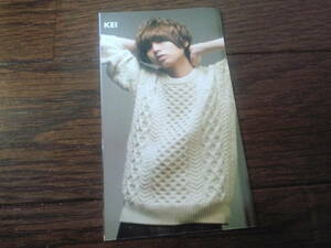 ［同梱可］★Hey! Say! JUMP☆伊野尾 慧④★Myojyo_PIN-UP Card☆サイズ：縦9.8㎝×横5.5㎝★ピンナップカード（1枚）