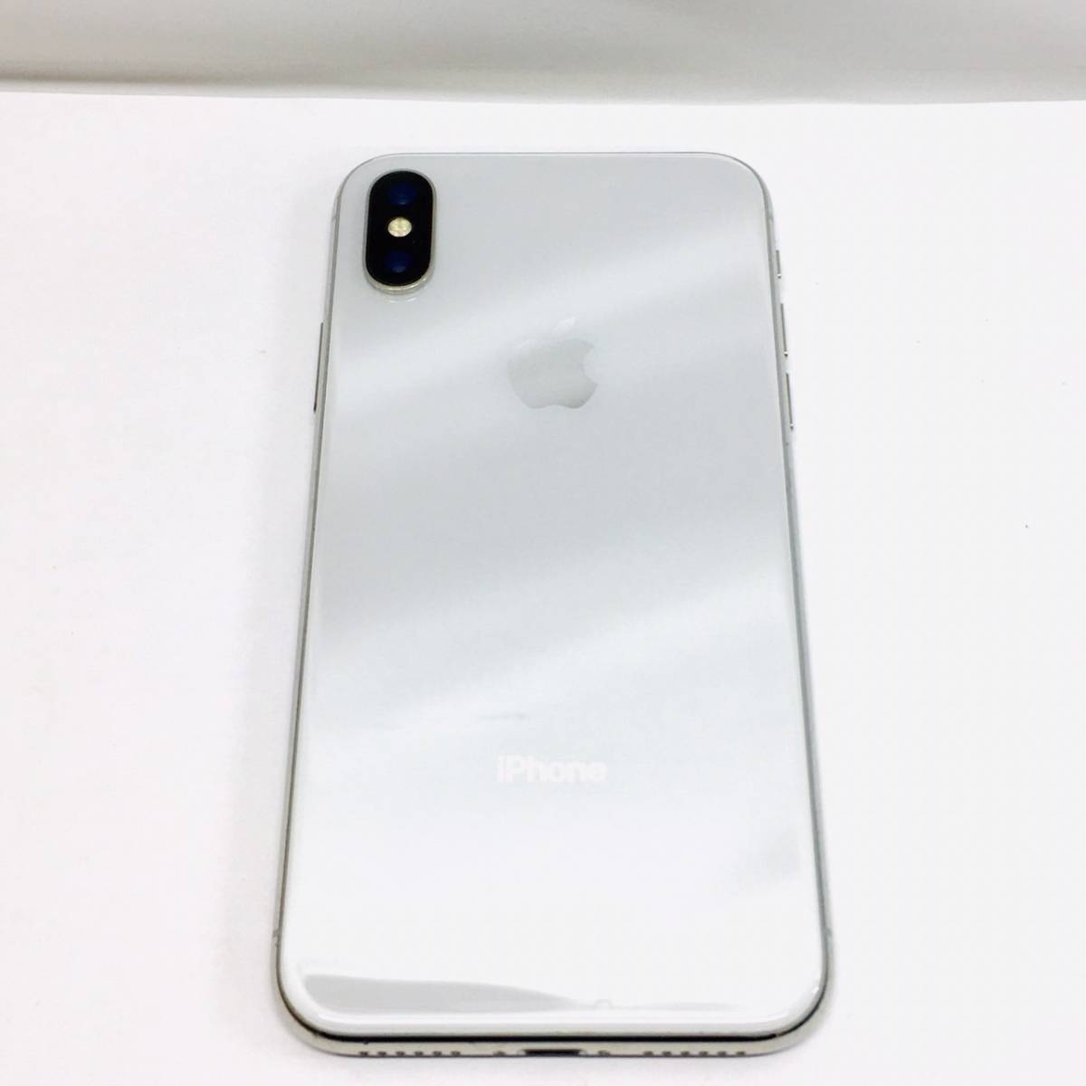 1円~ ☆Apple iPhoneX 256GB シルバー 本体 NQC22J/A☆バッテリー最大