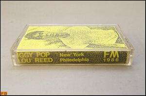  tax included * rare *b-to cassette tape IGGY POP LOU REED / New YORK Philedelphia FM 1986 year b-to leg b-to leg collector goods -N2-8001