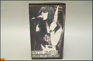  tax included * rare *VHS PATTI SMITH / LIVE IN EUROPEb-to leg b-to leg video collector goods -N2-8046