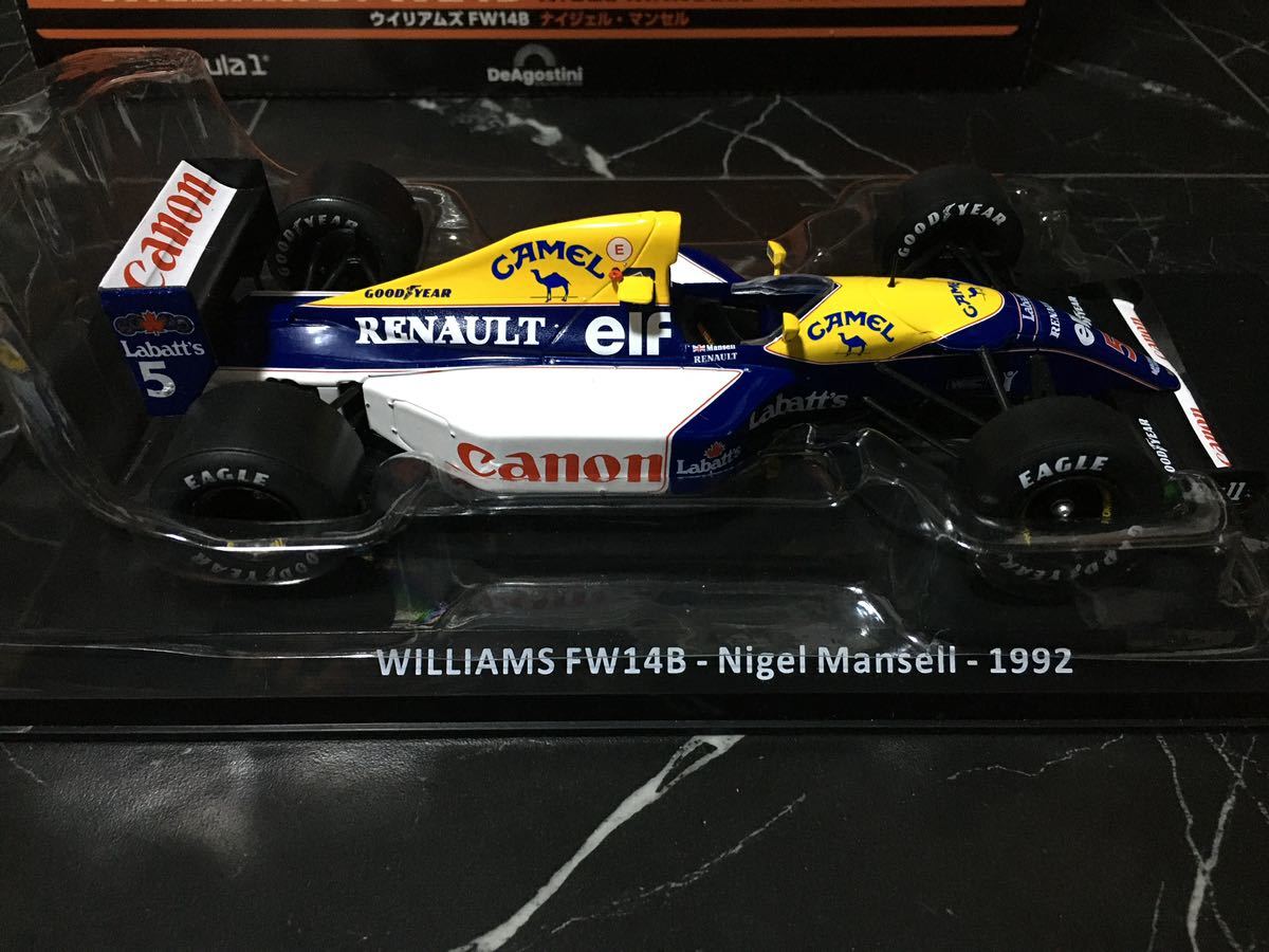 絶版 ビッグスケールF1コレクション ウィリアムズFW14B ナイジェル
