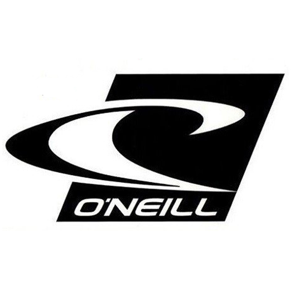 オニール (O'neill)アイコンロゴカッティングステッカー H11.7.5cm×Ｗ22cm ブラック　キャンプスノーピークノースフェイスパタゴニアクー