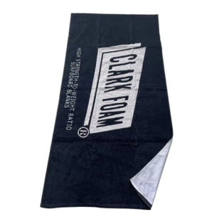 (タイムセール)クラークフォーム (CLARK FORM) 140cm*70cm ビーチタオルビッグバスタオル/ブラック 自作 メルカリノーズガード フォーム