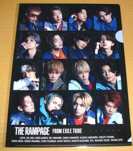 THE RAMPAGE from EXILE TRIBE [ツナゲキズナ] 非売品クリアファイル