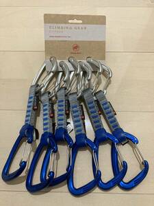 新品未使用 Mammut Crag Wire 10 cm Indicator Quickdraw ６本セット クイックドロー カラビナ マムート