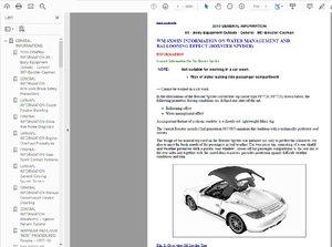  Porsche Cayman 987 (2009-2012) Work магазин & схема проводки сервисная книжка 