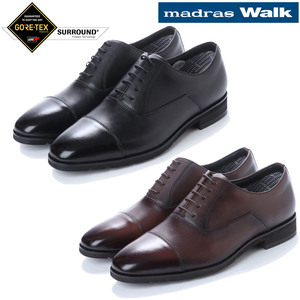 ▲madras Walk マドラス ストレートチップ ビジネス シューズ ゴアテックス MW5630S 防水 ブラック Black 黒 25.0cm (0910010287-bk-s250)