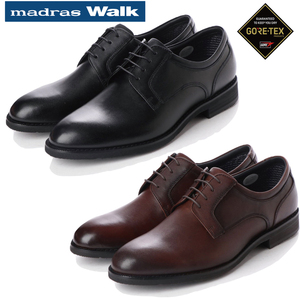 ▲madras Walk マドラス プレーントゥ ビジネス シューズ ゴアテックス MW5906 ダークブラウン DarkBrown 茶 26.0cm (0910010264-db-s260)