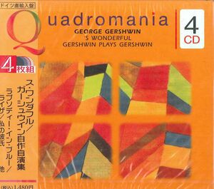 輸入4discs CD George Gershwin 's Wonderful/Plays Gershwin 222129444 Membran International GmbH 未開封 /00180