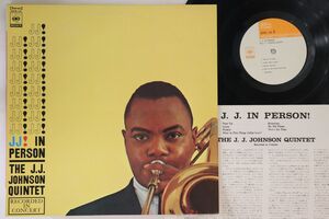 LP JJ Johnson JJ лично SOPM176 CBS Sony /00260