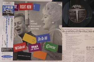 LP Mel Torme, Margaret Whiting Broadway Right Now POJJ1560 VERVE /00260