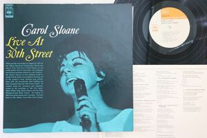 LP Carol Sloane Live At 30th Street 25AP599 CBS SONY /00200