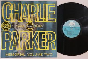 英LP Charlie Parker Memorial Volume Two RM121 REALM JAZZ SAVOY SERIES /00260