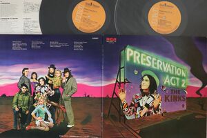 2discs LP Kinks Preservation Act 2 SRA946162 RCA /00660